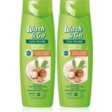 Wash & Go Shea Özlü Şampuan 360 ml X2 Adet