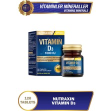 D3 Vitamini 120 Tablet - 1.000 Iu 4'lü