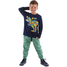 Mshb&G Dinozor Erkek Çocuk T-Shirt Pantolon Takım