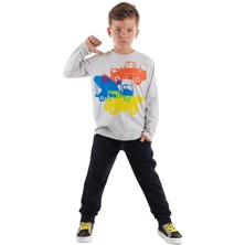 Mshb&G Inşaat Araçları Erkek Çocuk T-Shirt Pantolon Takım