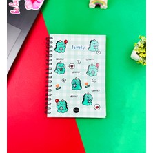 Giftmoda Dino Lovely Kawai Tasarımlı Spiralli Defter