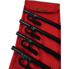 Bal-Kar 6 Adet Siyah Çadır Çivisi 40 cm ve Taşıma Çantası
