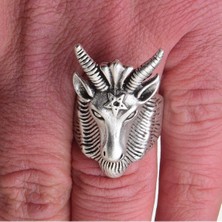 İdol Avm Geyik Ayarlanabilir Motorcu Erkek Yüzük