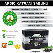 Organicsun Doğal Ardıç Katranı Sabunu 140 gr Tüm Cilt Tipleri Için Antiseptik ve Yenileyici Etkili