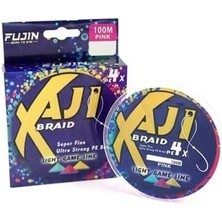 Fujin Aji Light Game Braid 4x 0.02MM 100MT. Pink Ip