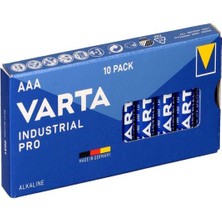 Varta 4003 Industrial Pro Alkalin Aaa Ince Kalem 10'lu Paket