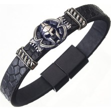 İdol Avm Savaşçı Şövalye Erkek Deri Bileklik