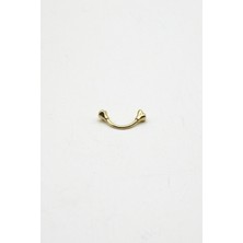 Gold Piedra 14 Ayar Altın Kemik Uçlu Piercing