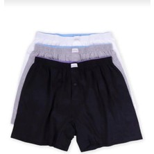 Jiber 183 Erkek Karışık Renkli Battal Havlu Bel Boxer 12 Adet