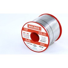 Soldex 0,75 mm 500 gr Lehim Teli SN60  PB40