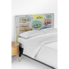 Talia Home Çok Desenli Çocuk Odası Baza Başlık Kılıfı TLABK-128