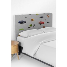 Talia Home Küçük Prensesim Desenli Çocuk Yatak Baza Başlık Kılıfı TLABK-228