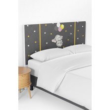 Talia Home Balonlu Fil Desenli Yatak Baza Başlık Kılıfı TLABK-187