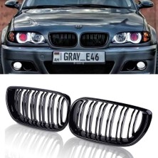 Dmb Bmw 3 Serisi E46 4d Ön Panjur Böbrek 2002-2004 Arası Uyumlu