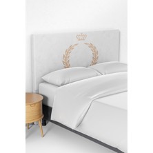 Talia Home Taç Desenli Çocuk Odası Yatak Baza Başlık Kılıfı TLABK-026