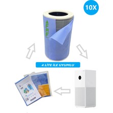 FAF Filtre Xiaomi Mi Air Purifier 4 Lite Için Toz Tutucu Filtre 10 Adet