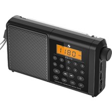 Dijital Ekranlı Saatli Manuel Kanal Arama & Kayıt Özellikli Fm Radyo Bluetooth Hoparlör 1715