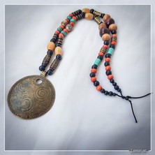 Z Jewelry Art Haman - El Yapımı Etnik Otantik Bohem Kadın Erkek Unisex  Kolye
