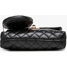 Soou 2'si 1 Arada Bayan Crossbody Çanta Moda Kadın Çantaları Deri Omuz Çantası Cüzdan (Yurt Dışından)