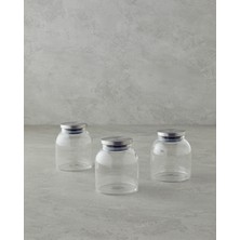 English Home Sinna Borosilikat 3'lü Baharatlik 450 ml Şeffaf