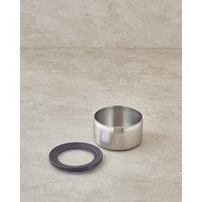 English Home Inox Paslanmaz Çelik Saklama Kabı 12 cm Silver