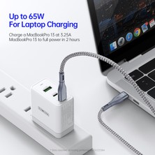 Forestl Digital iPhone 15 Serisi Pd 65W Veri Kablosu için USB C-Usb-C Hızlı Şarj Kablosu (Ce/fcc/ukca/rohs Sertifikası) (Yurt Dışından)