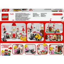 LEGO® Super Mario Peach'in Kalesi'nde Roy ile Savaş 71435 - 7 Yaş ve Üzeri Çocuklar için Nintendo® Karakteri İçeren Yaratıcı Oyuncak Yapım Seti (738 Parça)