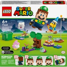 LEGO® Super Mario İnteraktif LEGO® Luigi™ ile Maceralar 71440 - 6 Yaş ve Üzeri Çocuklar İçin Koleksiyonluk Yaratıcı Nintendo® Oyuncak Yapım Seti (210 Parça)