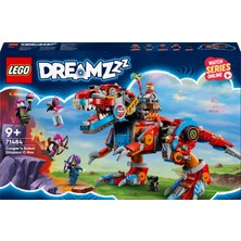 LEGO® DREAMZzz™ Cooper’ın Robot Dinozoru C-Rex 71484 – 9 Yaş ve Üzeri Çocuklar İçin 4 Minifigür ve T. rex Modeli İçeren Yaratıcı Oyuncak Yapım Seti (917 Parça)