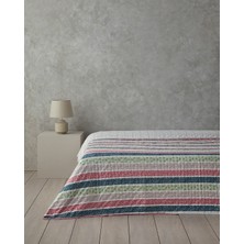English Home Blossom Lines Tek Kişilik Çok Amaçlı Örtü Pembe