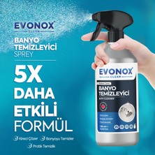 Evonox Clean Ultra Güçlü Banyo Temizleyici ve Kireç Çözücü Okyanus Kokulu Sprey 750 ml