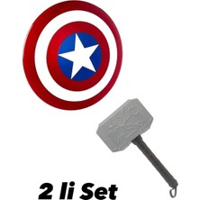 Trust Store Avengers Captain Amerika Kalkan ve Thor Çekiç 2 Li Megaset