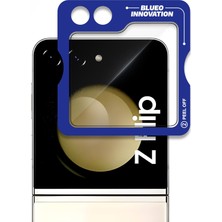 Blueo Samsung Z Flip 6 Uyumlu Anti Static HD Ekran Koruyucu Toz ve Çizilme Önleyici (Tek Cam)