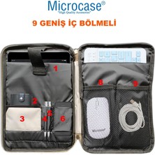 Microcase Xiaomi Redmi Poco Pad 12.1 Inch Tabletler Için Omuz Askılı El Tutacaklı Universal Sleeve Taşıma Çantası AL4346 Pembe Mavi Krem