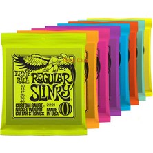 Zhuxi Shop B Elektrikli 2220 11-48 Tarzı Ernie Ball Elektro Gitar Telleri Gerçek Ağır Metal Rock Gitar Aksesuarı (Yurt Dışından)