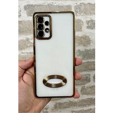 Vip Case Samsung Galaxy A52/A52S  Logo Detaylı Kenarları Renkli Kamera Korumalı Luxury Megavip Kılıf