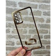 Vip Case Samsung Galaxy A52/A52S  Logo Detaylı Kenarları Renkli Kamera Korumalı Luxury Megavip Kılıf