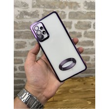 Vip Case Samsung Galaxy A52/A52S  Logo Detaylı Kenarları Renkli Kamera Korumalı Luxury Megavip Kılıf