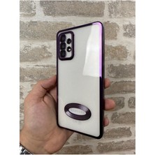 Vip Case Samsung Galaxy A52/A52S  Logo Detaylı Kenarları Renkli Kamera Korumalı Luxury Megavip Kılıf