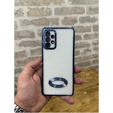 Vip Case Samsung A72 Logo Detaylı Kenarları Renkli Kamera Korumalı Luxury Megavip Kılıf