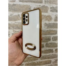 Vip Case Samsung A72 Logo Detaylı Kenarları Renkli Kamera Korumalı Luxury Megavip Kılıf