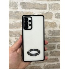 Vip Case Samsung A72 Logo Detaylı Kenarları Renkli Kamera Korumalı Luxury Megavip Kılıf