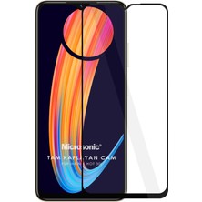 Microsonic Infinix Hot 30I Tam Kaplayan Temperli Cam Ekran Koruyucu Siyah
