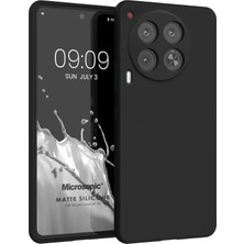 Microsonic Matte Silicone Tecno Camon 30 Kılıf Siyah