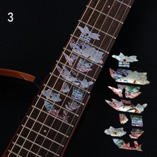 Zhuxi Shop B No.-3 Stili Elektro Akustik Gitar Bas Için Yeni Çapraz Inlay Çıkartmalar Sticker Ultra Ince Sticker Gitar Aksesuarları Elektro Gitar Parçaları (Yurt Dışından)