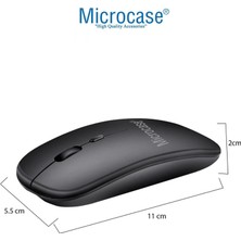 Microcase Xiaomi Redmi Pad Pro 12 Inch Uyumlu Tablet Çanta+Türkçe Bluetooth Klavye +Mouse+ Standı AL4383 Lacivert