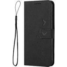 YH Market IPhone 16 Için Flip Case Pu Deri Kickstand Aşk Cüzdan Yan Toka (Yurt Dışından)