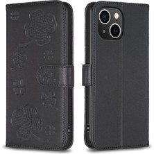 YH Market IPhone 14 Için Flip Case Artı Pu Deri Kart Yuvaları Tutucu Kickstand Cüzdan (Yurt Dışından)