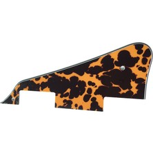 Zhuxi Shop B Kırmızı Kaplumbağa Stili Pleroo Gitar Parçaları - Les Paul Gitar Pickguard Çizilmemesi, Şeffaf, Krem Sarı, Beyaz (Yurt Dışından)