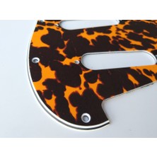 Zhuxi Shop B 4 Katlı Kaplan Görünümü Stili Pleroo Özel Gitar Pickguard - 24CM*50CM Dıy Elektro Gitar Pick Guard Boş Malzeme Levha Gitar Parçaları, Tüm Renkler (Yurt Dışından)